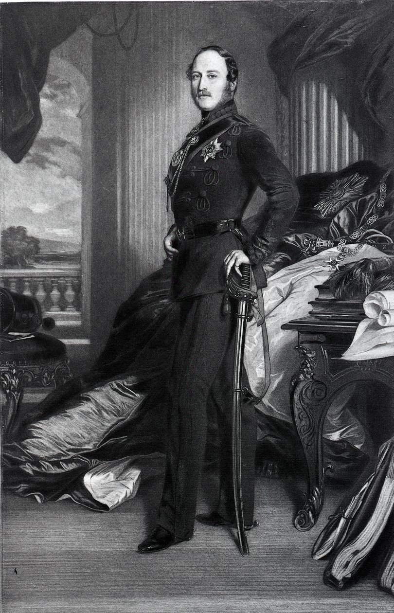 Prince Albert, po obraze z roku 1859 od Franz Xaver Winterhalter