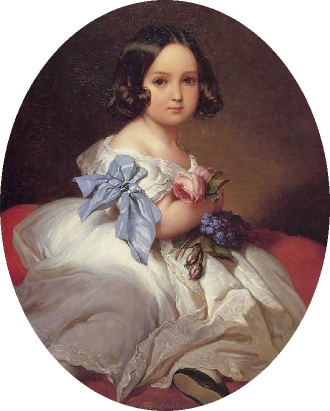 Belgická princezna Charlotte od Franz Xaver Winterhalter