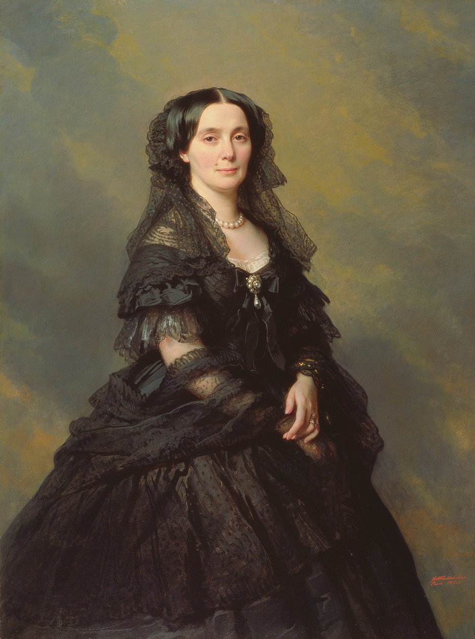 Princezna Kotschoubey, 1860 od Franz Xaver Winterhalter