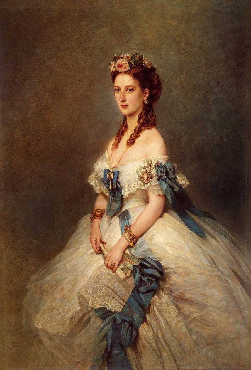Královna Alexandra, když princezna z Walesu od Franz Xaver Winterhalter