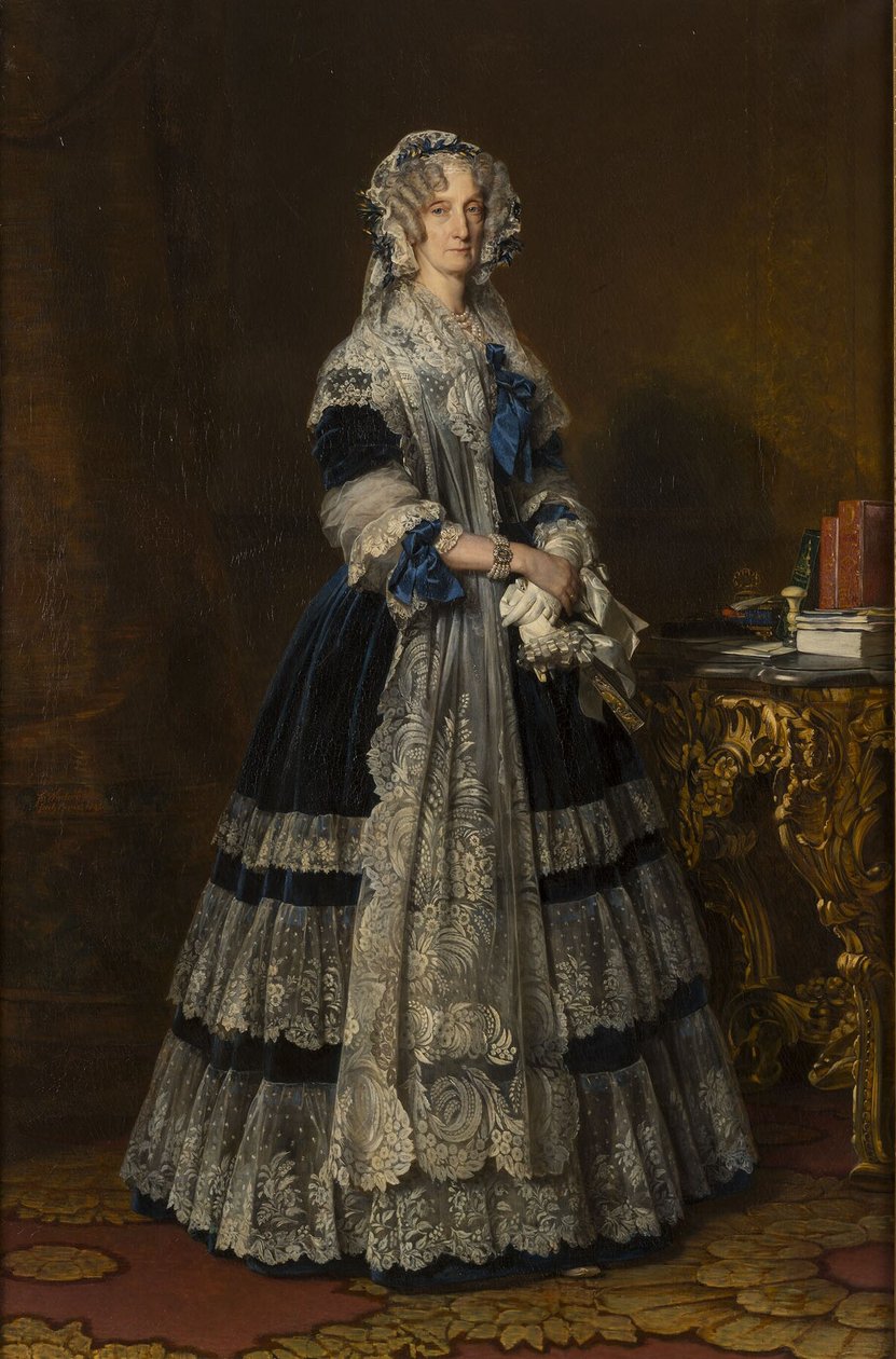 Královna Marie Amelie od Franz Xaver Winterhalter
