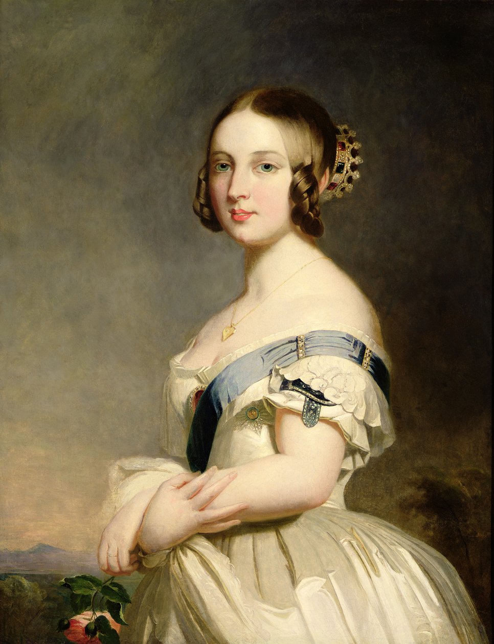 Královna Viktorie (1819-1901) (viz také 15318 a 159010) od Franz Xaver Winterhalter