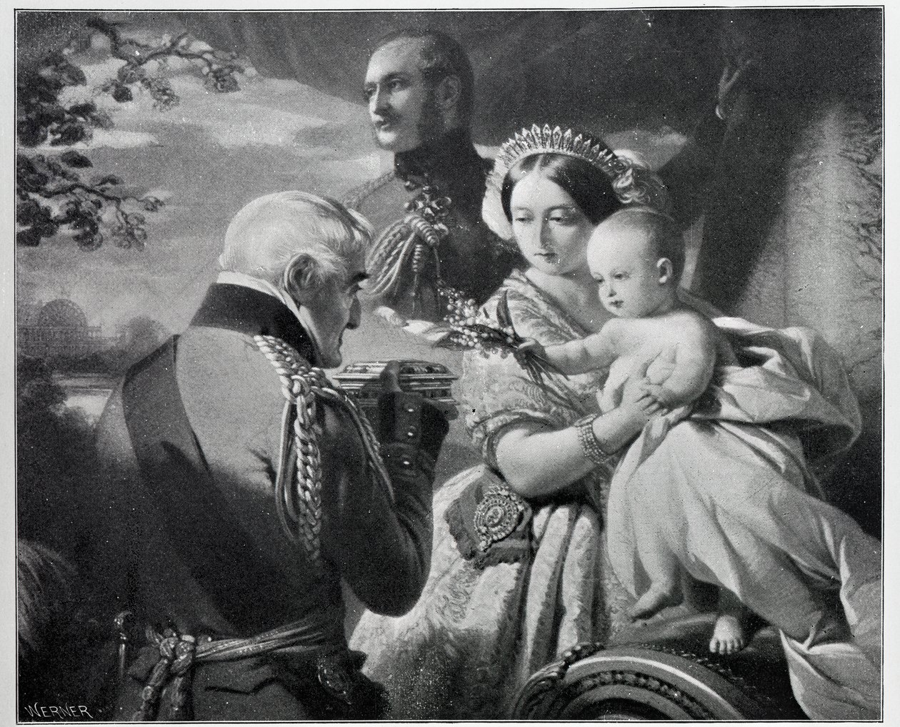 První máj 1851, ryl Werner od Franz Xaver Winterhalter