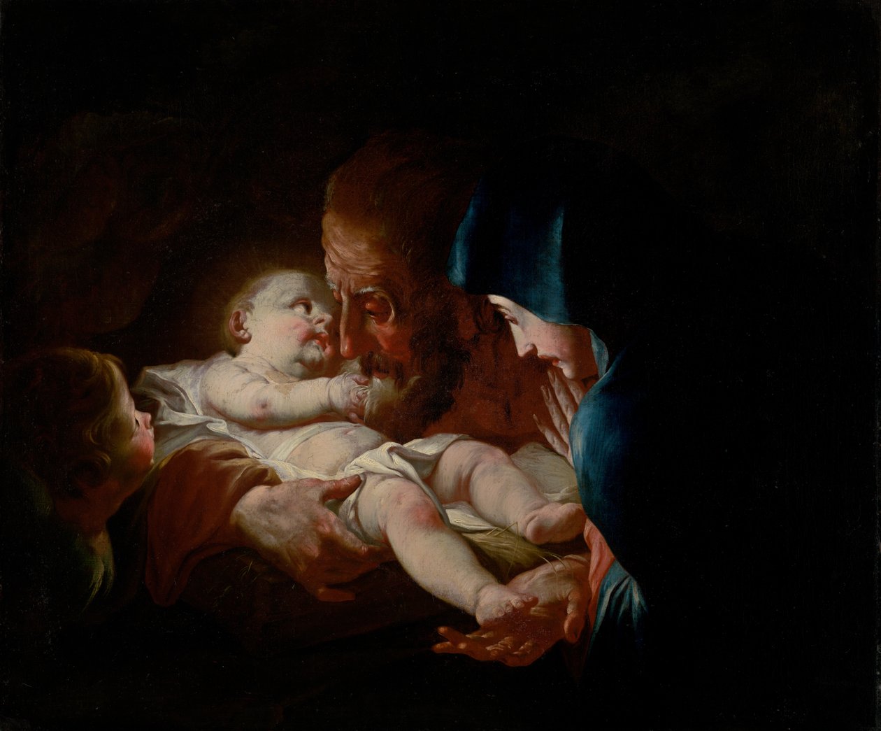 Svatý Josef s rodinou od Franz Xavier Karl Palko