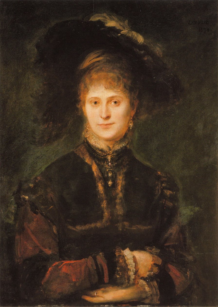 Magdalena Plach od Franz Seraph von Lenbach