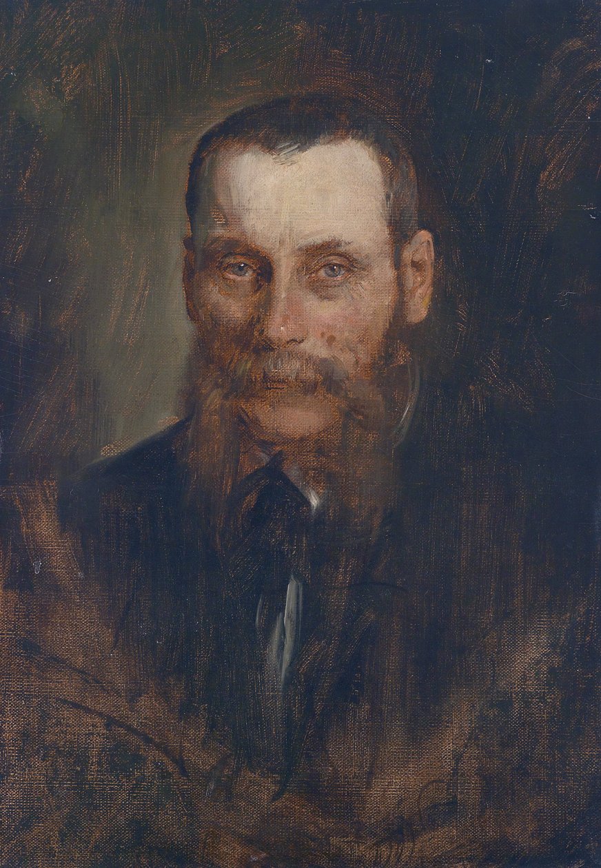 Portrét vídeňského obchodníka s uměním Georga Placha od Franz Seraph von Lenbach