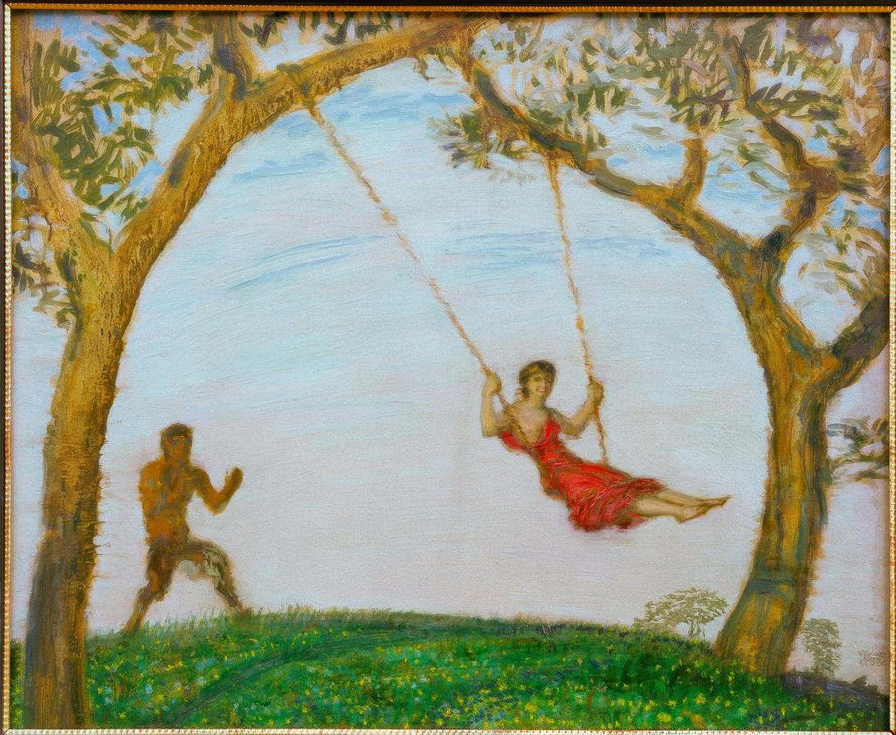 Houpačka od Franz von Stuck