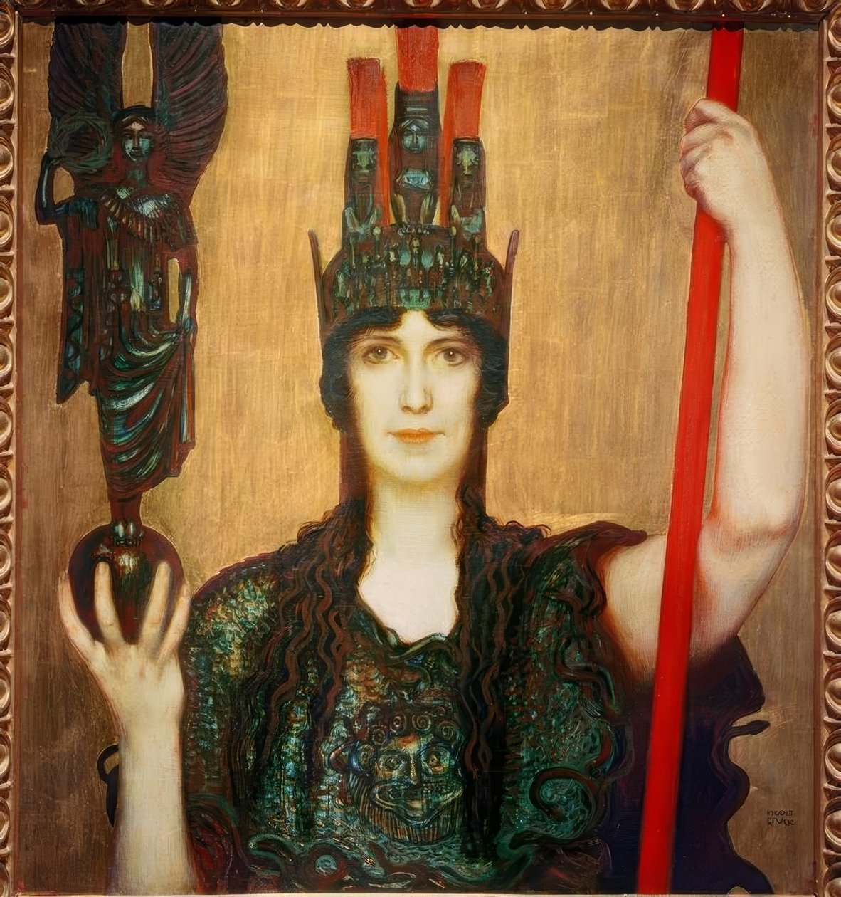 Pallas Athene od Franz von Stuck