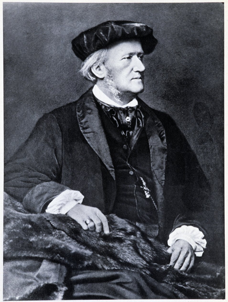 Richard Wagner - portrét Franze Hanfstaengla od Franz (after) Hanfstaengl