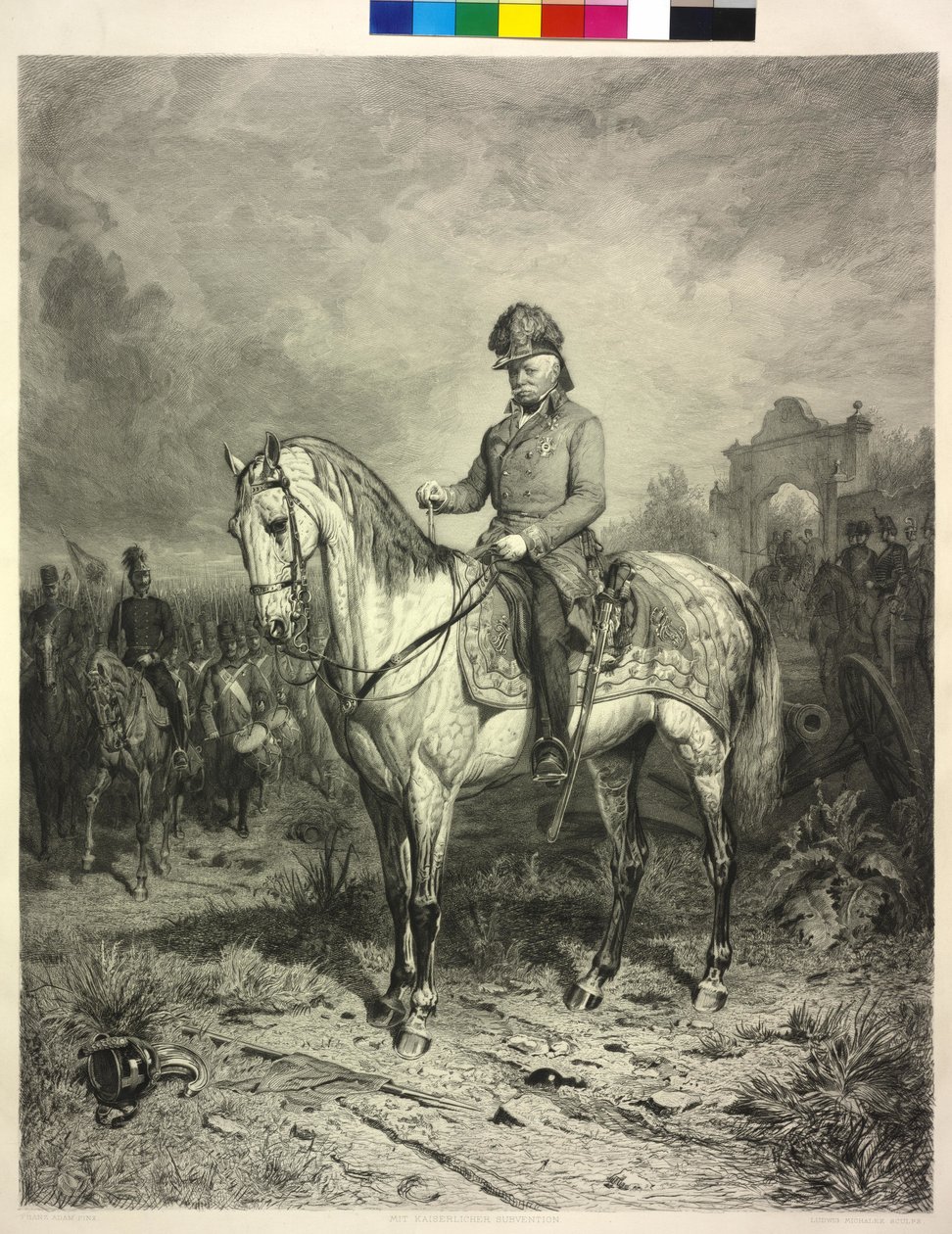Josef hrabě Radetzky z Radetzu (lept) od Franz Adam