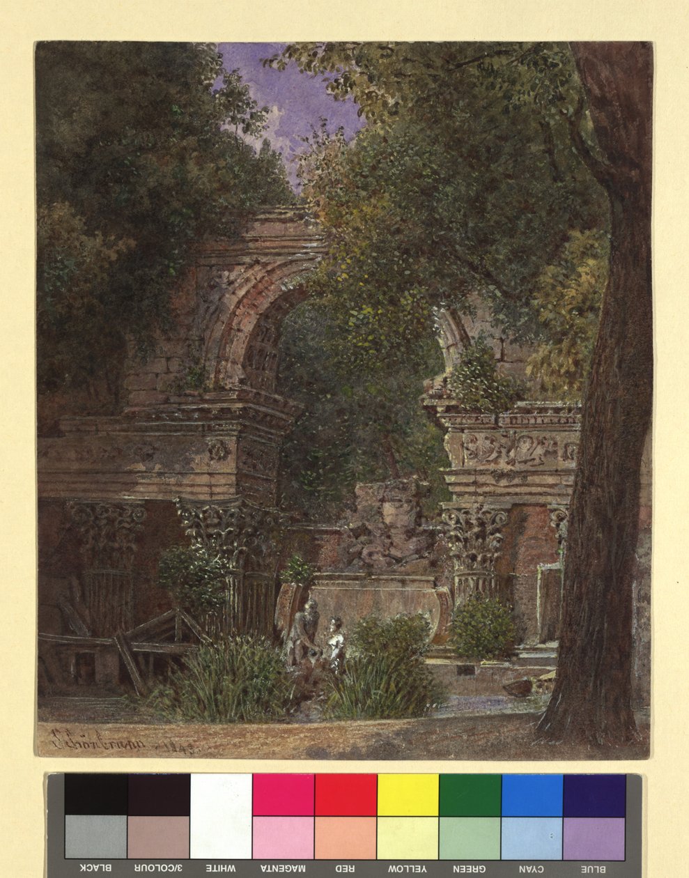 XII. Schönbrunn/Zahrada od Franz Alt