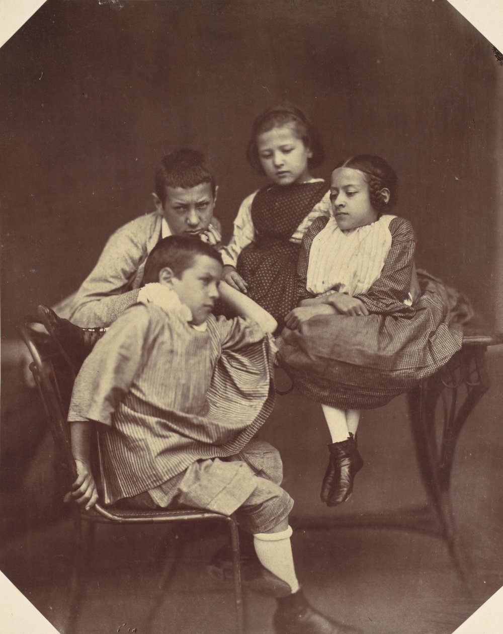 Alfons, Eugen, Marie a Hermine Antoineovi, 50.–60. léta 19. století. od Franz Antoine