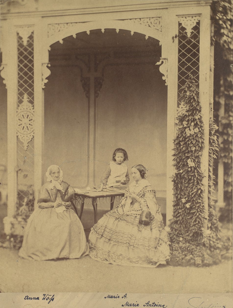 Anna Wöss, Marie a Marie Antoine, 50.–60. léta 19. století. od Franz Antoine