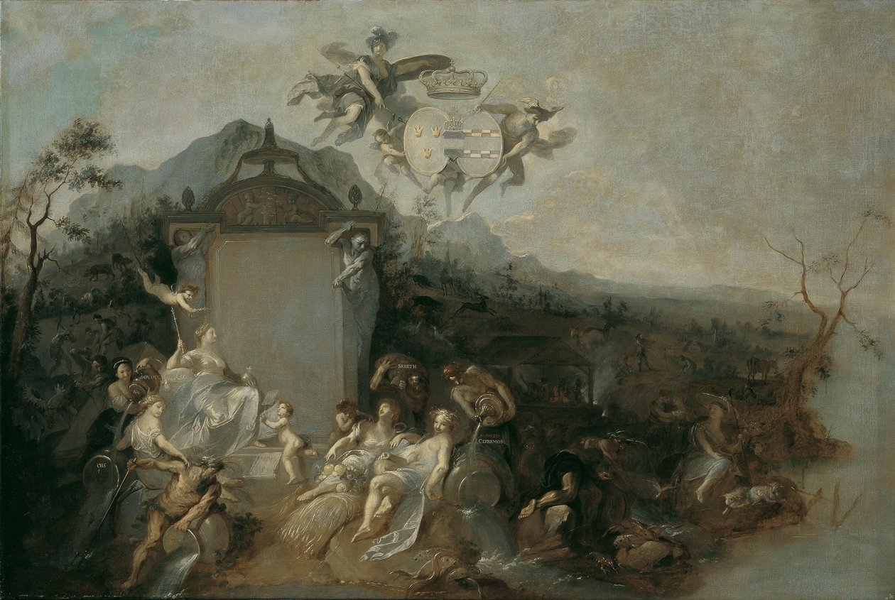 Alegorie Galicie a Lodomerie od Franz Anton Maulbertsch