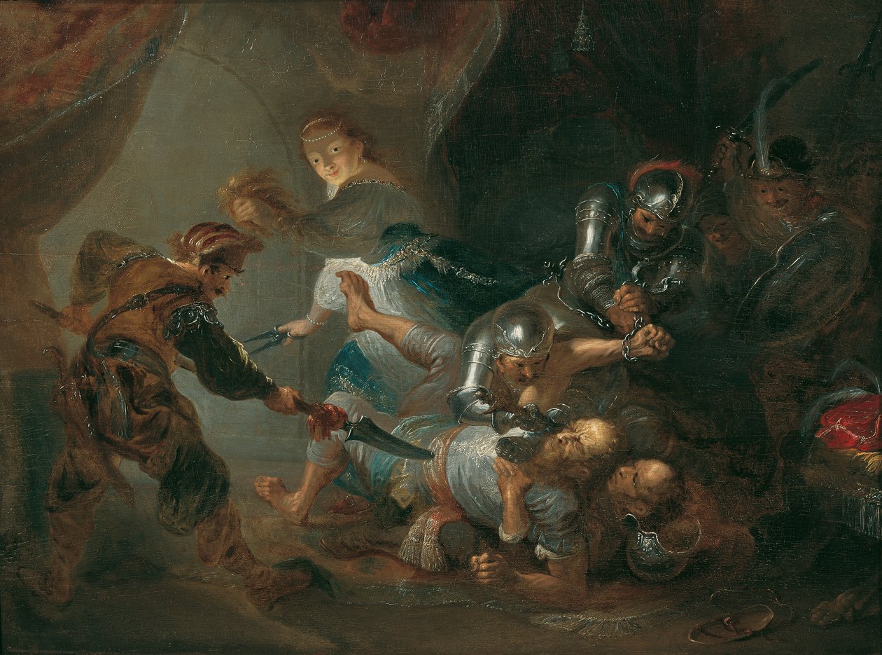 Oslepení Samsona od Franz Anton Maulbertsch