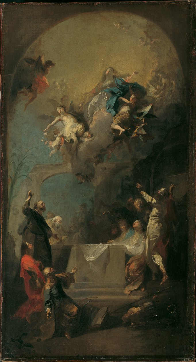 Nanebevzetí Marie od Franz Anton Maulbertsch