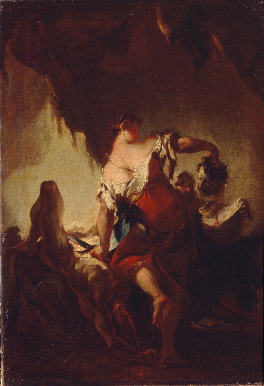 Judith s hlavou Holoferna od Franz Anton Maulbertsch