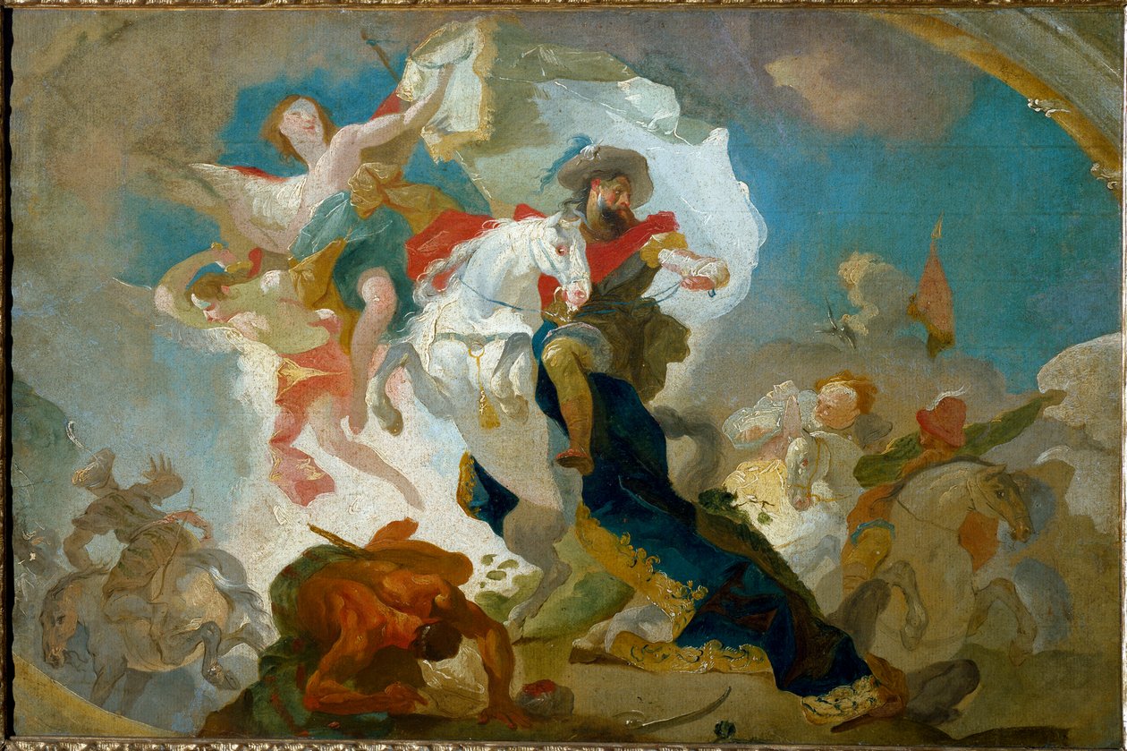 Triumf svatého Jakuba z Compostely (olej na plátně od Franz Anton Maulbertsch