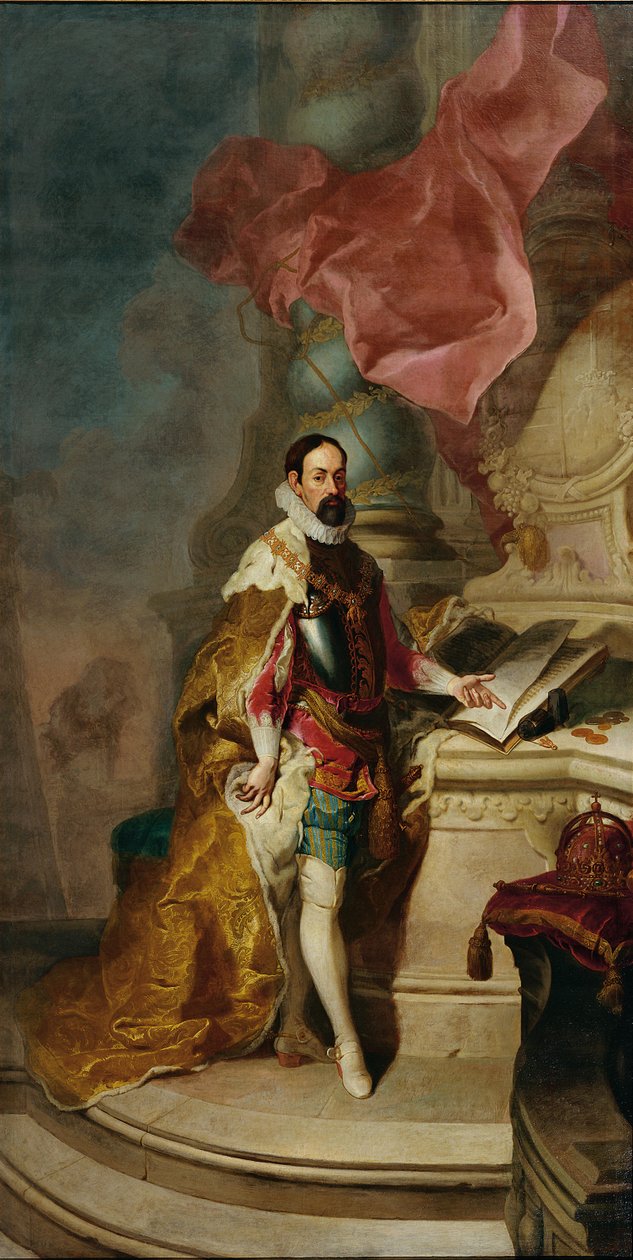 Portrét Matyáše 1557-1619, císaře Svaté říše římské, cca 1760. od Franz Anton Palko