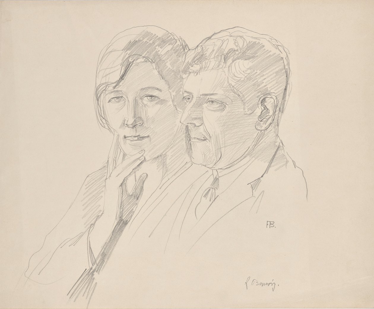 Grete Wagner-Barwig a Dr. Josef Wagner od Franz Barwig d. Ä.