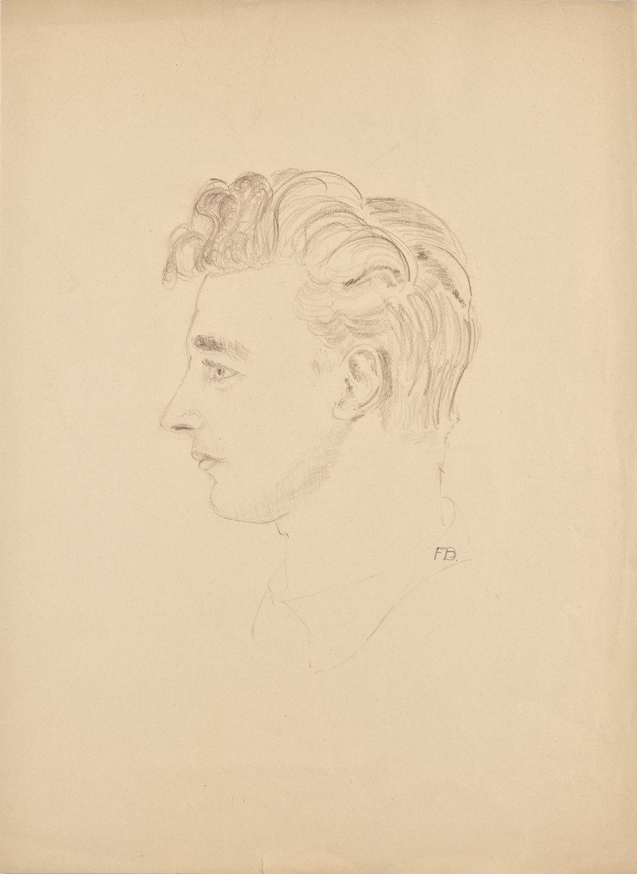 Portrétní studie Franze Barwiga mladšího od Franz Barwig d. Ä.