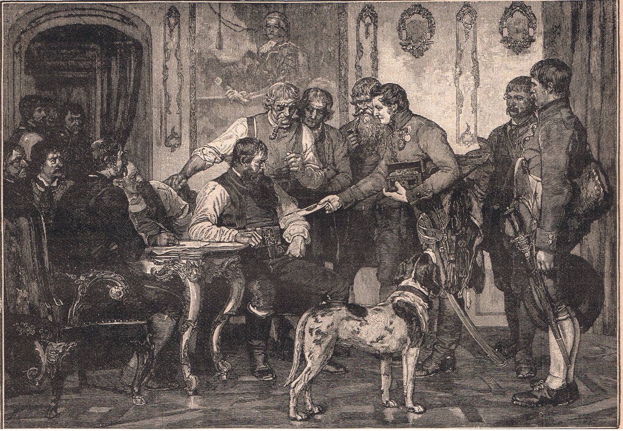 Andrew Hofer jmenován guvernérem Tyrolska 1809 od Franz Defregger