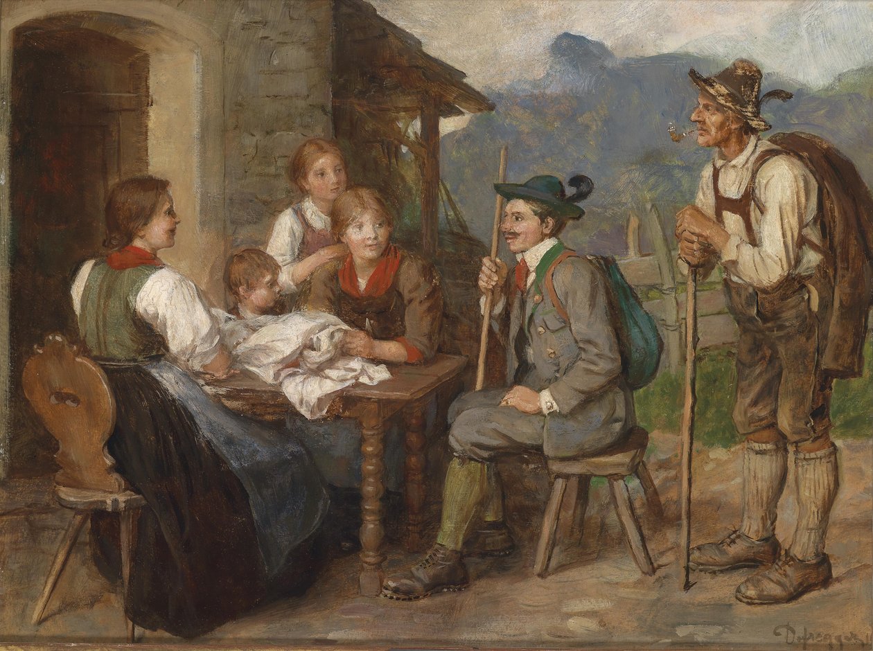 Salon-Tiroler od Franz Defregger