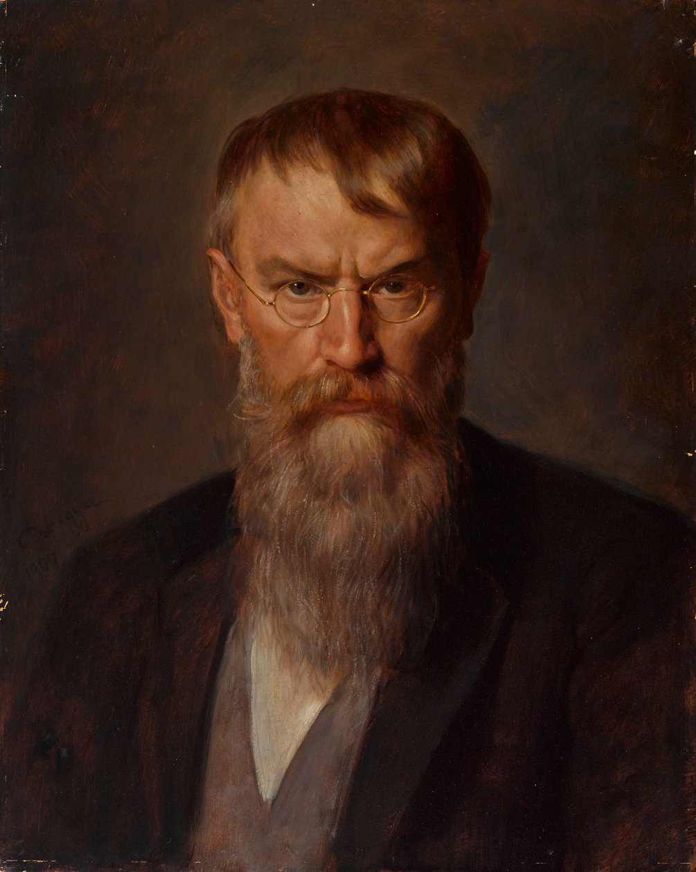 Portrét Franze von Lenbach 1836-1904, 1907. od Franz Defregger von