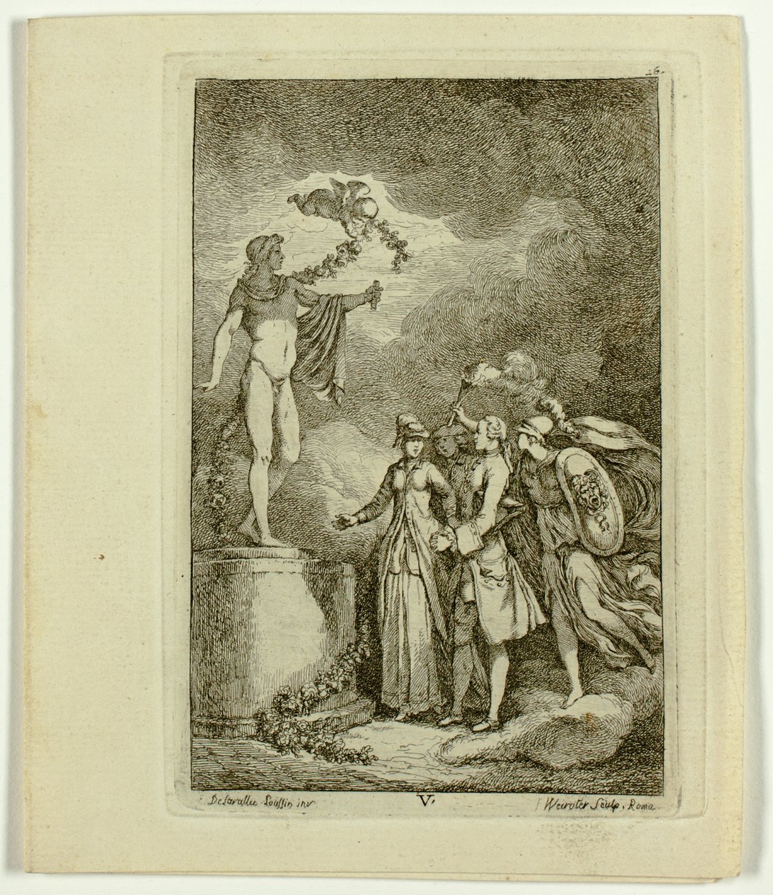 Talíře 5-7, od In the Coming od Franz Edmund Weirotter