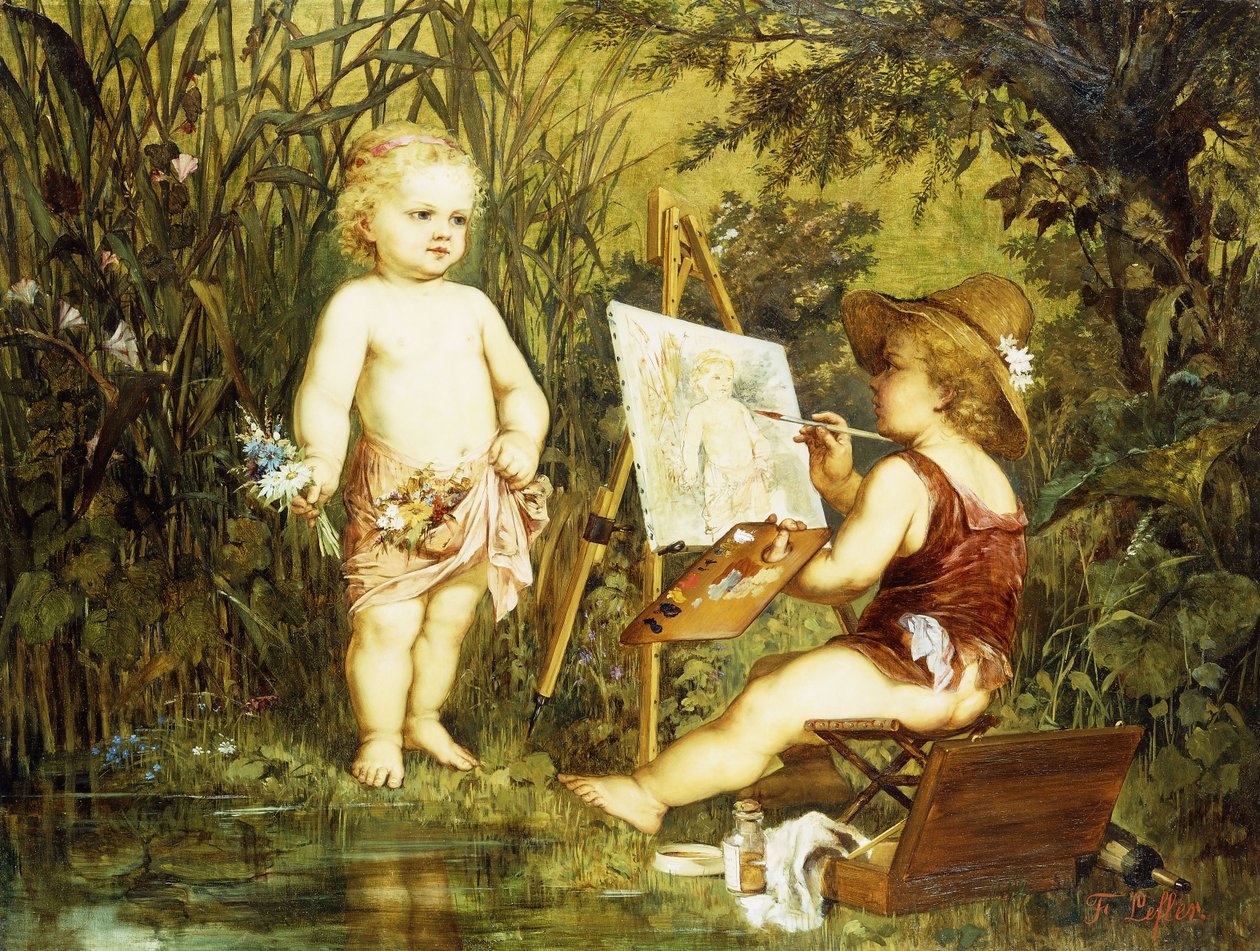 Dovádění Putti od Franz Eybl