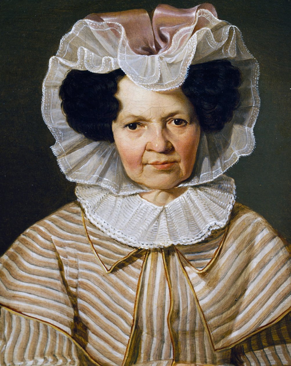 Portrét Therese Burger Bischof, obraz Franze Eybla (1806-1880) od Franz Eybl
