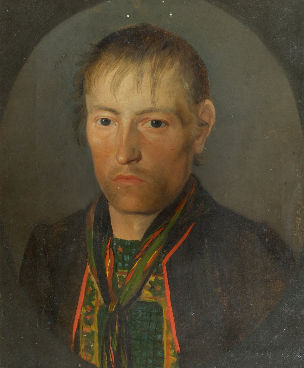 Portrét rolníka od Franz Gasser