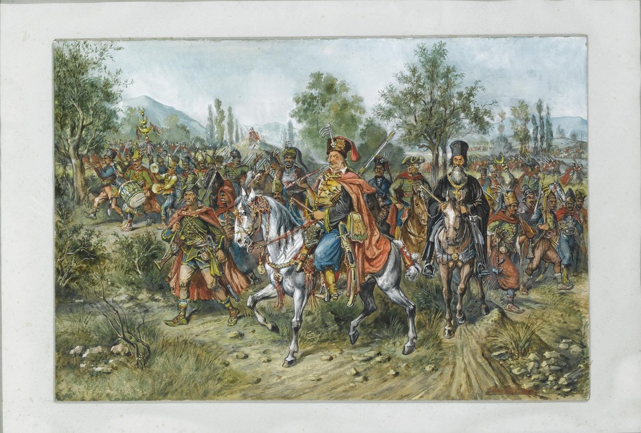 Franz Freiherr von der Trenck a jeho pluk, 1903 od Franz Gaul