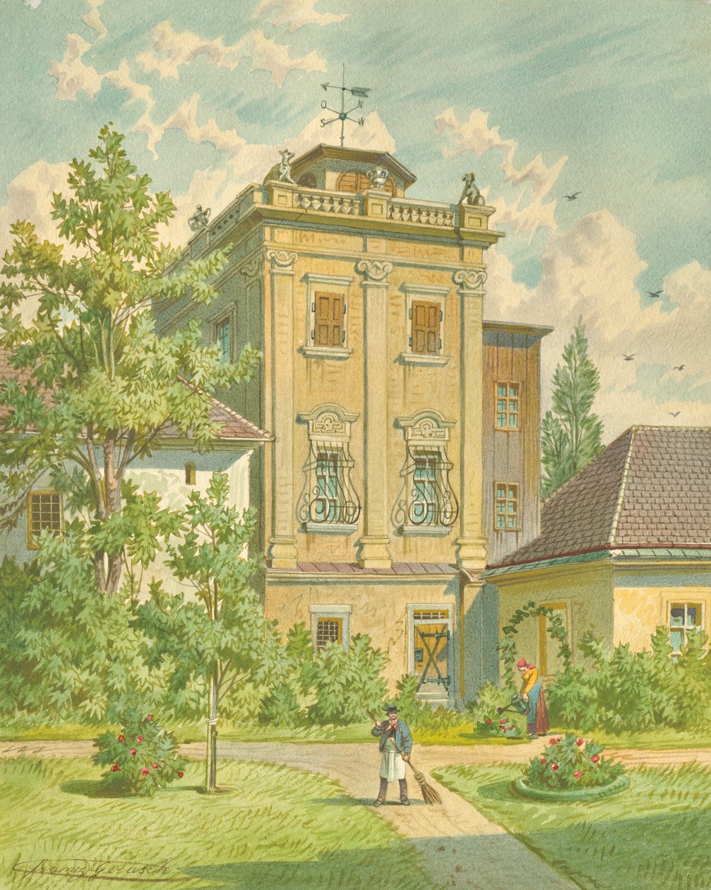 Starý Hundsturm v 5. vídeňském obvodu od Franz Gerasch