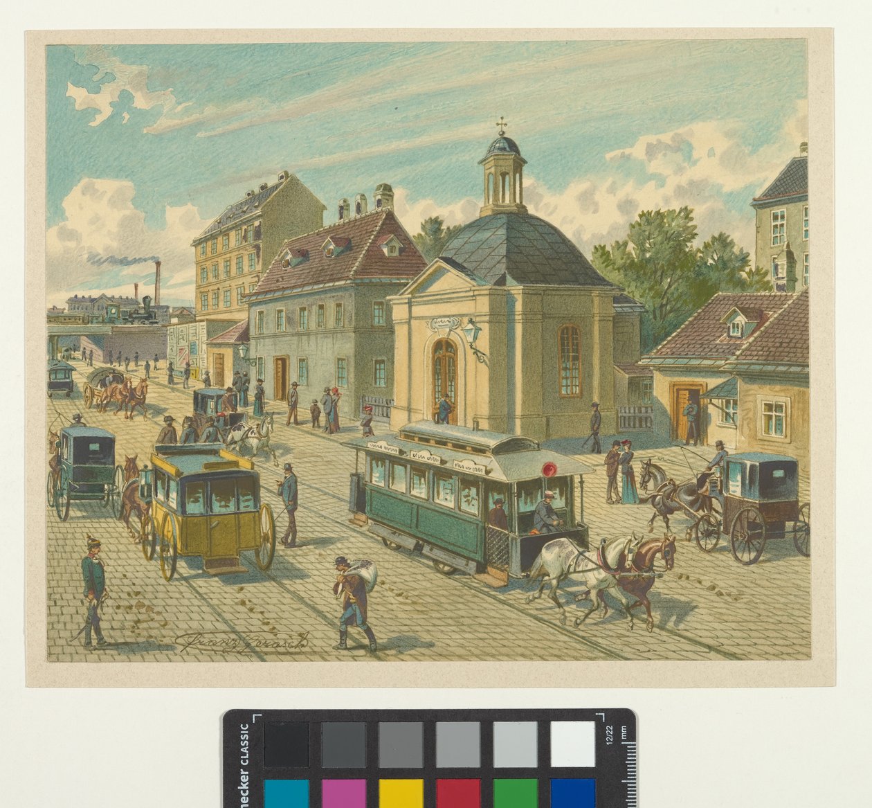 Kaple na linii Favoriten od Franz Gerasch