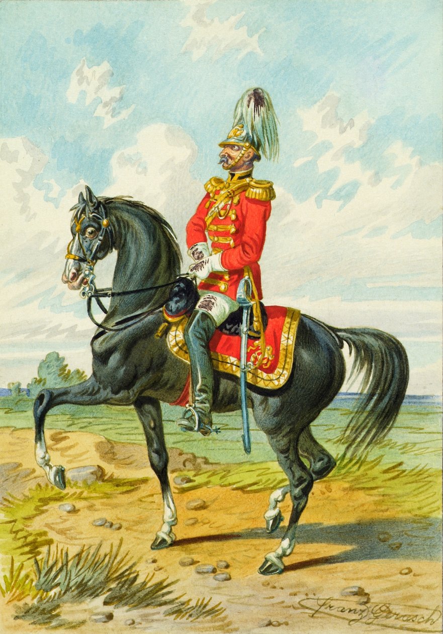 voják na koni od Franz Gerasch