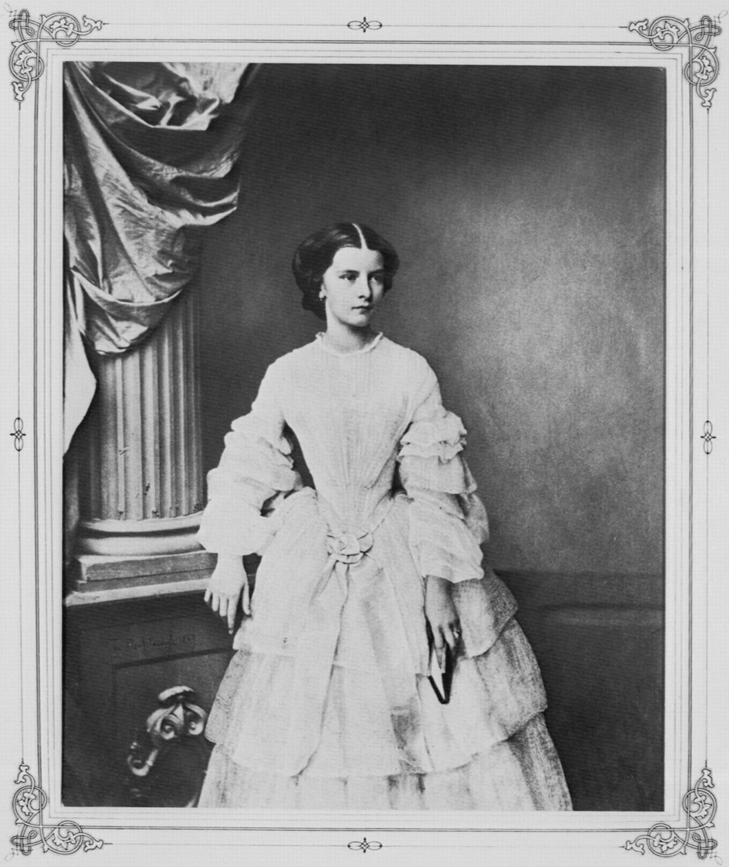 Císařovna Alžběta Rakouská, 1857 od Franz Hanfstaengl