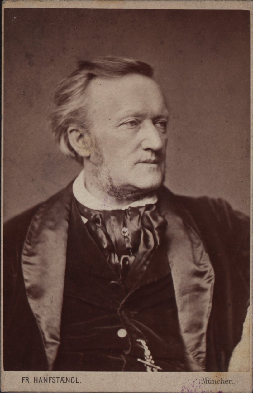 Portrét skladatele Richarda Wagnera 1813-1883, před rokem 1877. od Franz Hanfstaengl
