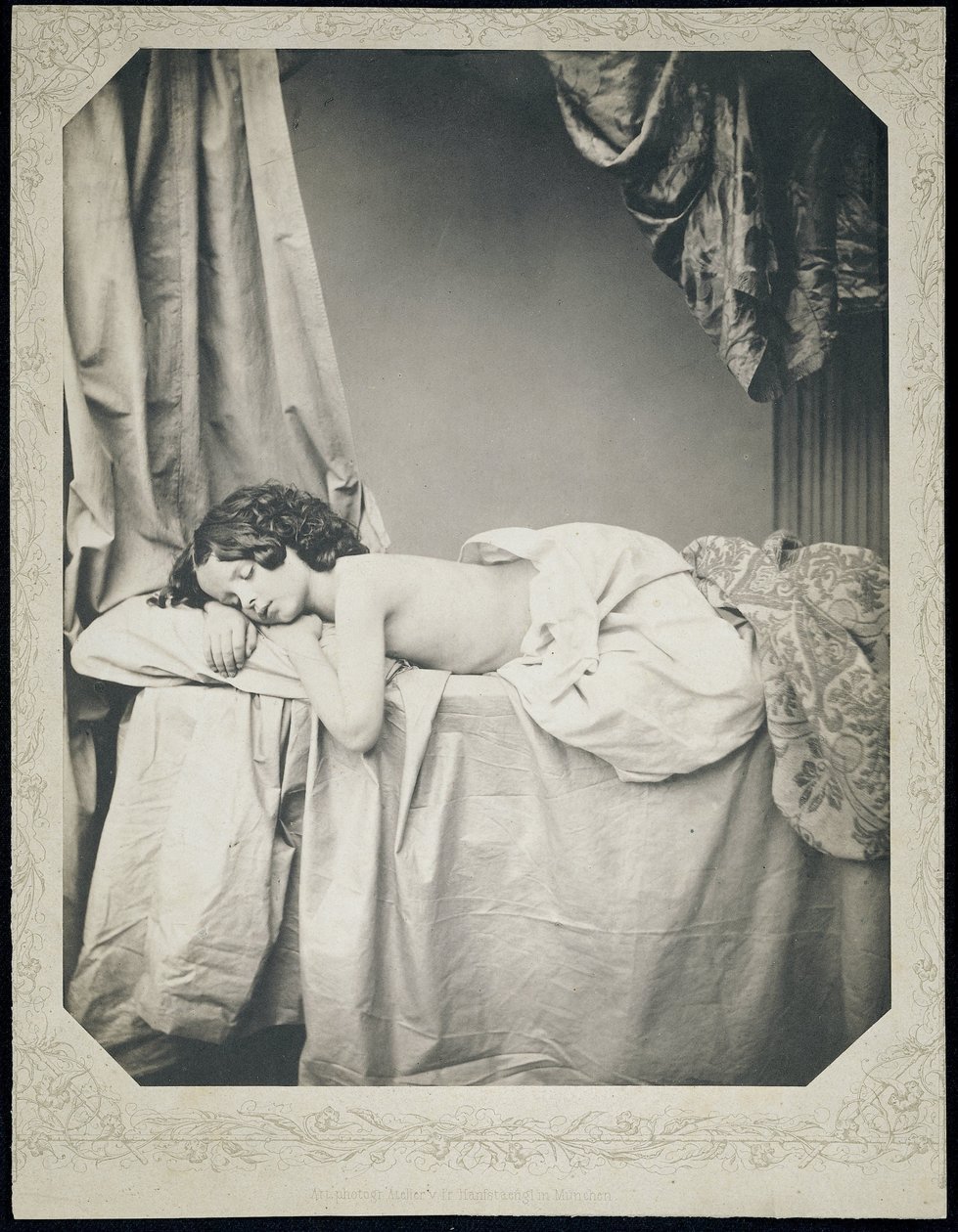 Studie Eugenie von Klenze od Franz Hanfstaengl
