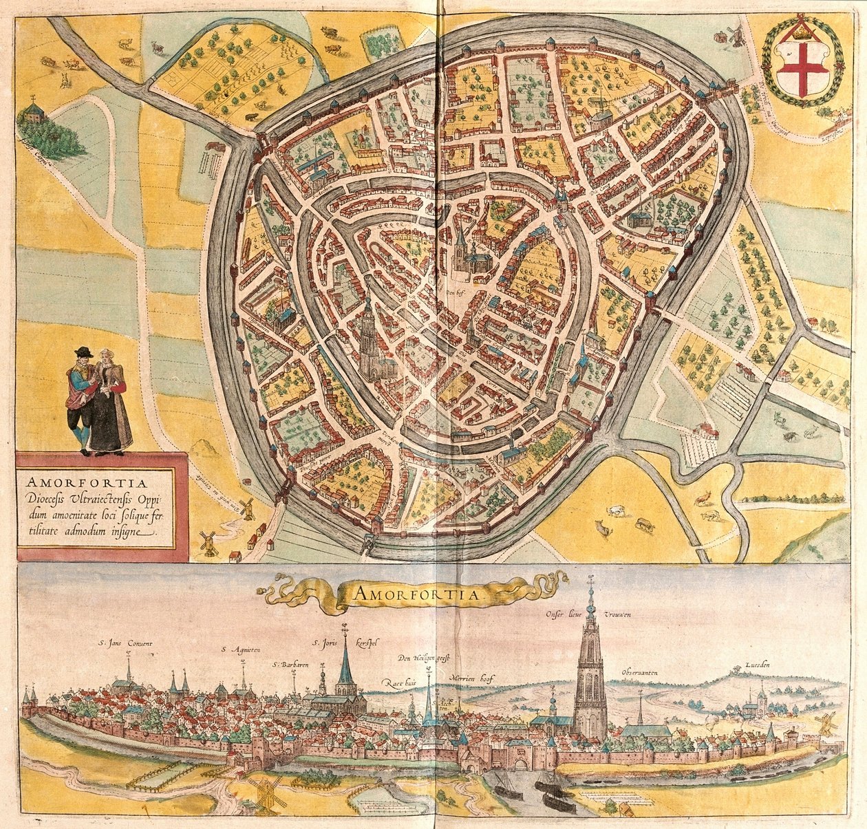 Amersfoort, Nizozemsko od Franz Hogenberg