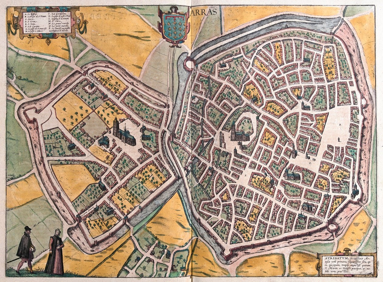 Arras – severní Francie od Franz Hogenberg