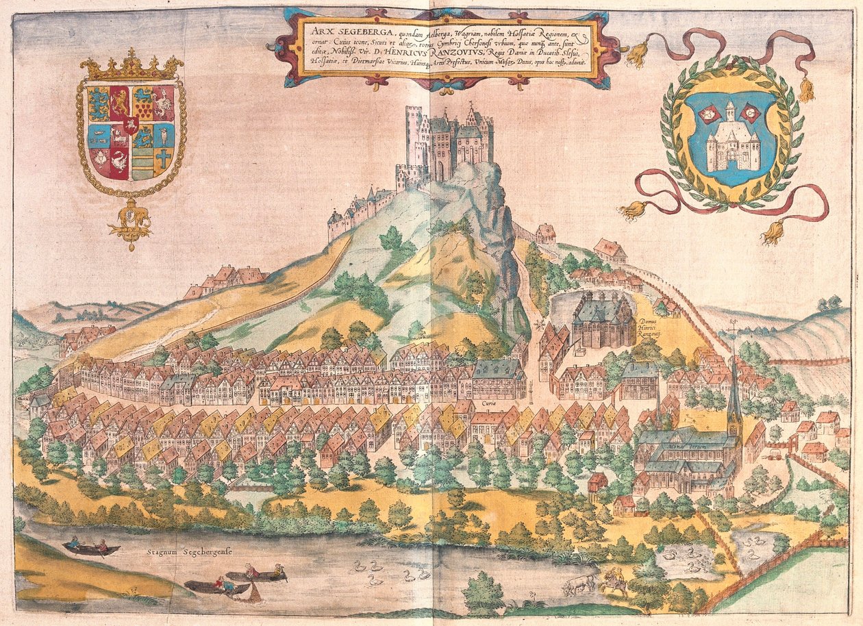Vázaná, Segeberg, Německo (rytina od Franz Hogenberg