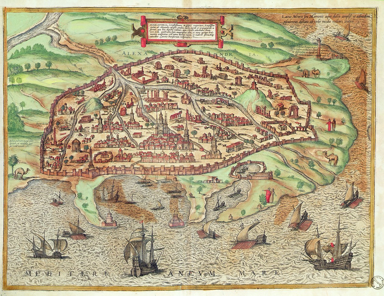 Mapa Alexandrie z 