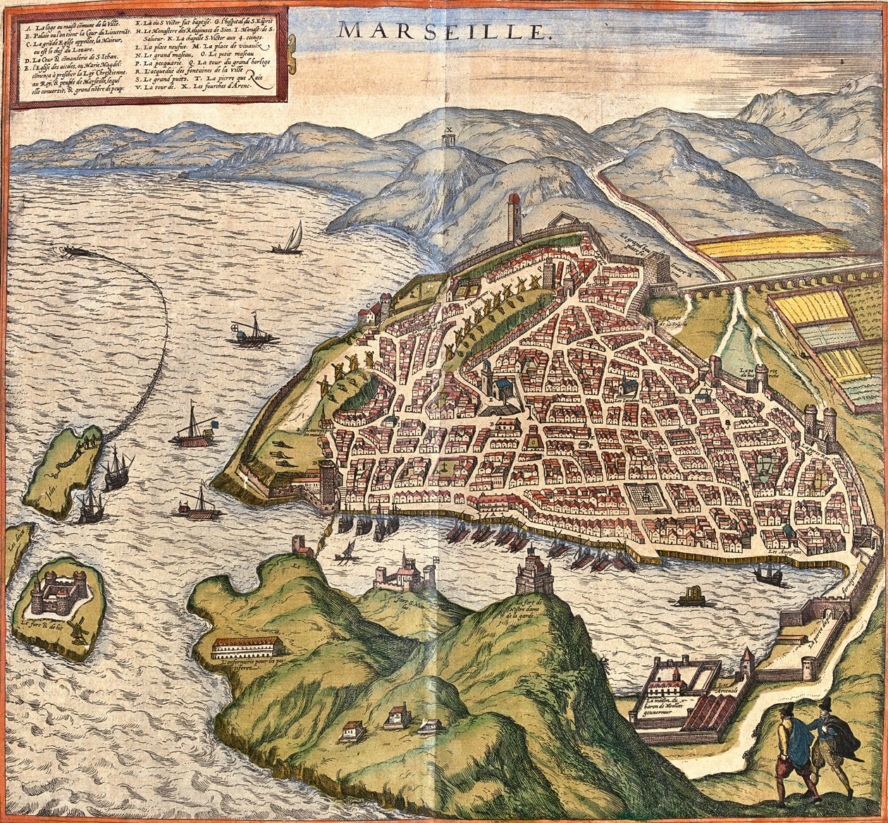 Plán Marseille, Fance (lept od Franz Hogenberg