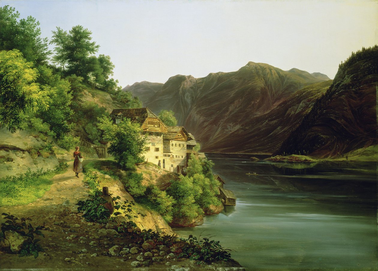 Jezero Hallstatter, 1824 od Franz II Steinfeld