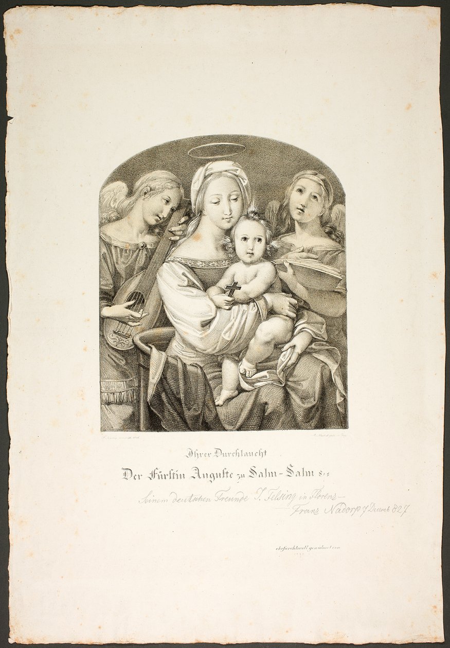 Madona s dítětem od Franz Johann Heinrich Nadorp