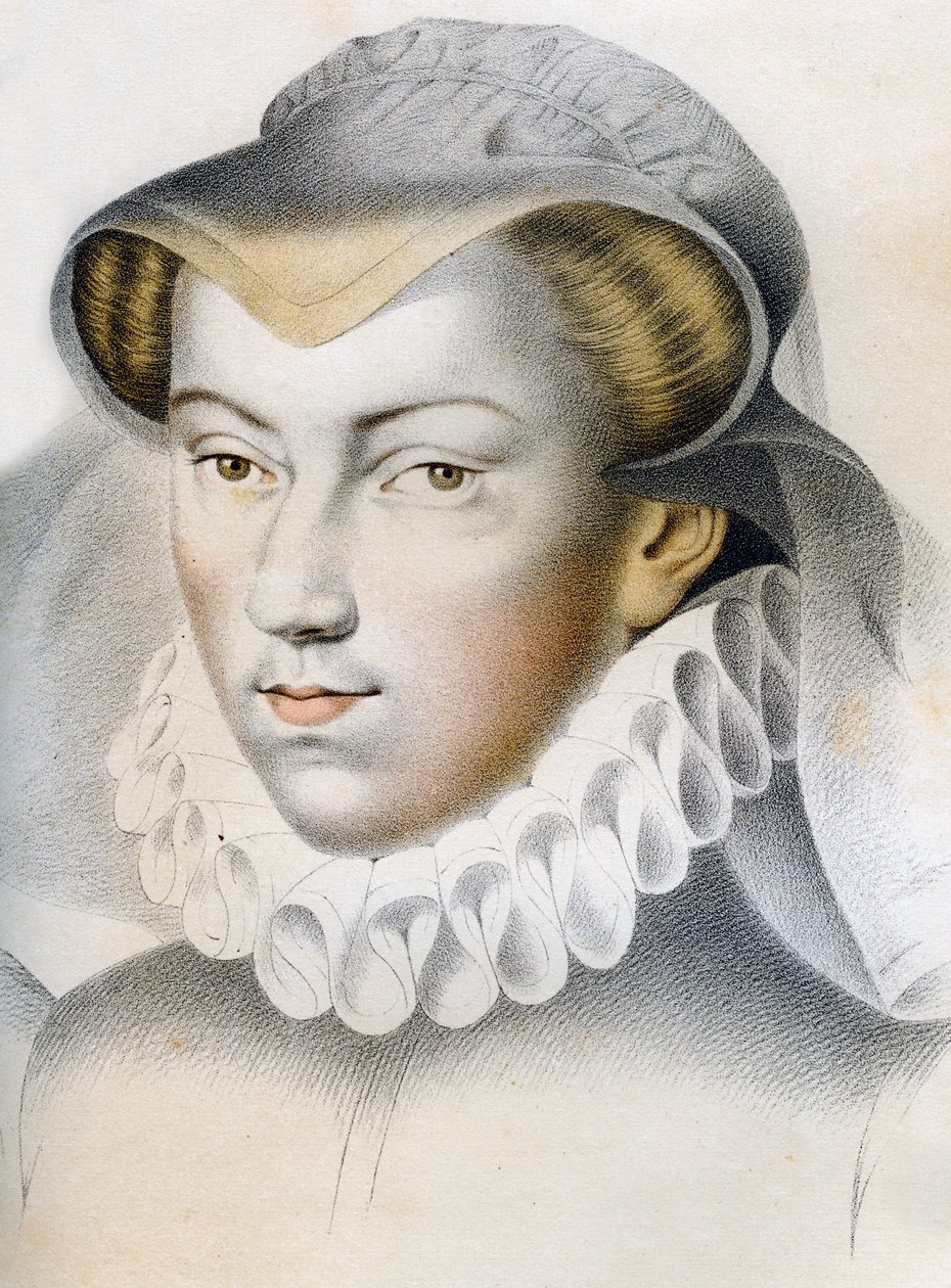 Louise de Lorraine-Vaudémont 1553-1601, 16. století 1849. od Franz Kellerhoven