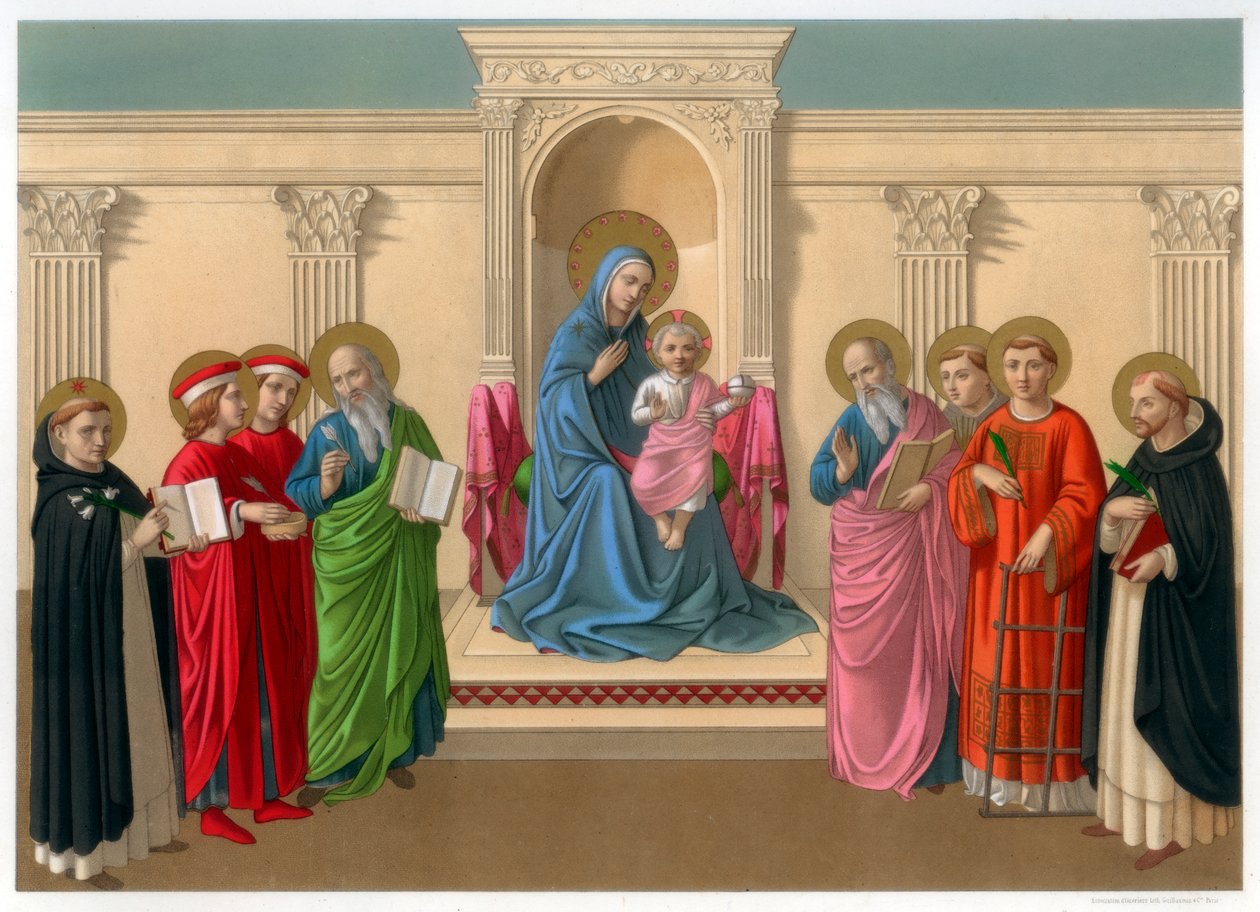 Madonna of the Shadows Madonna of the Shadows, c1450 1870 od Franz Kellerhoven