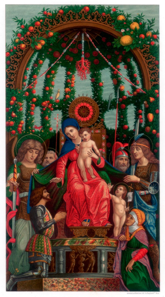 Madona z vítězství, 1496 1870 od Franz Kellerhoven