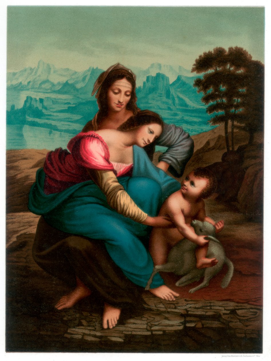 Panna a dítě se svatou Annou, c1510 1870 od Franz Kellerhoven
